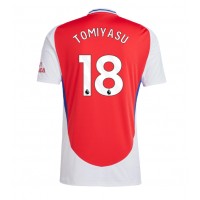 Camiseta Arsenal Takehiro Tomiyasu #18 Primera Equipación 2024-25 manga corta